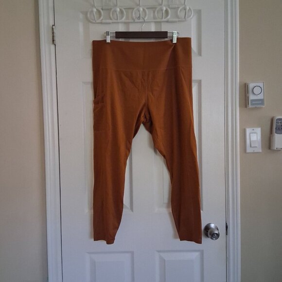 Knix Women's Size XXXL Burnt Orange LeakStrong Leakproof Leggings - Picture 2 of 12